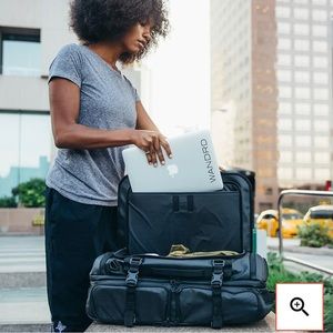 Hexad Access Duffel Backpack (Black) 45L